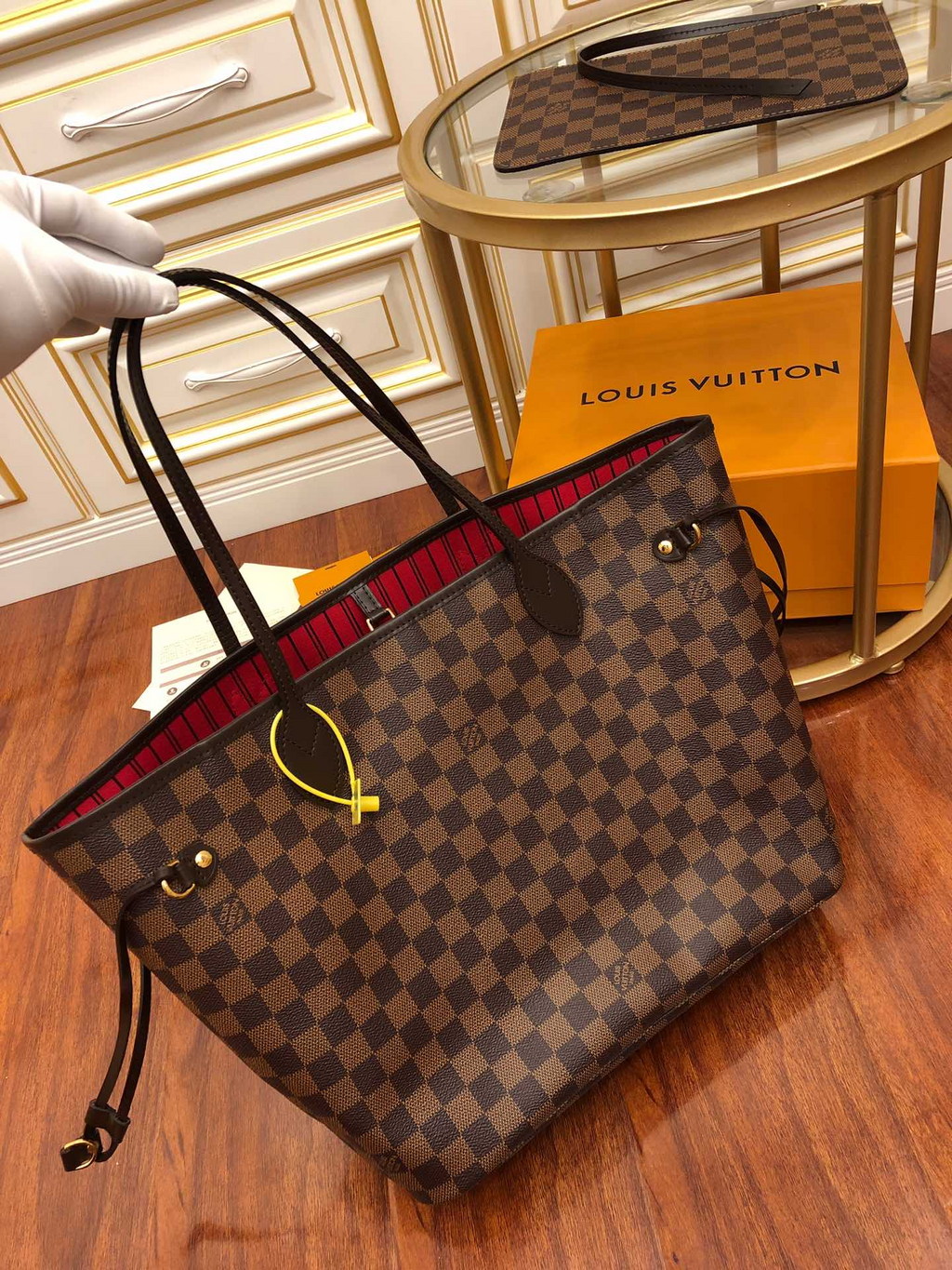 Louis Vuitton Ebene Monogram Leather Bag
