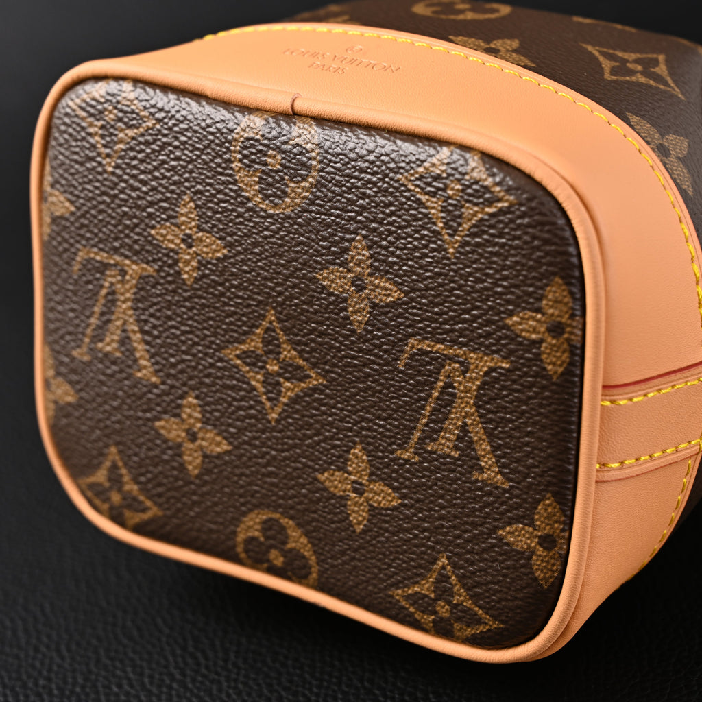 Louis Vuitton Noé Bucket Bag – Monogram Canvas with Natural Leather Trim