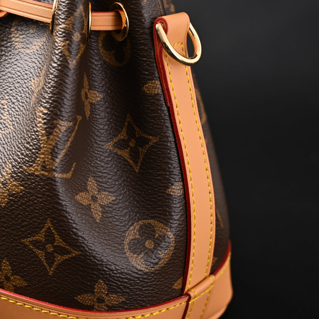 Louis Vuitton Noé Bucket Bag – Monogram Canvas with Natural Leather Trim