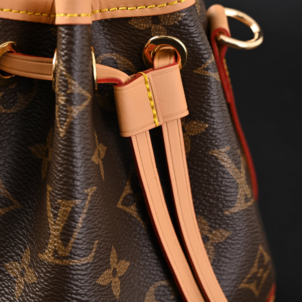 Louis Vuitton Noé Bucket Bag – Monogram Canvas with Natural Leather Trim