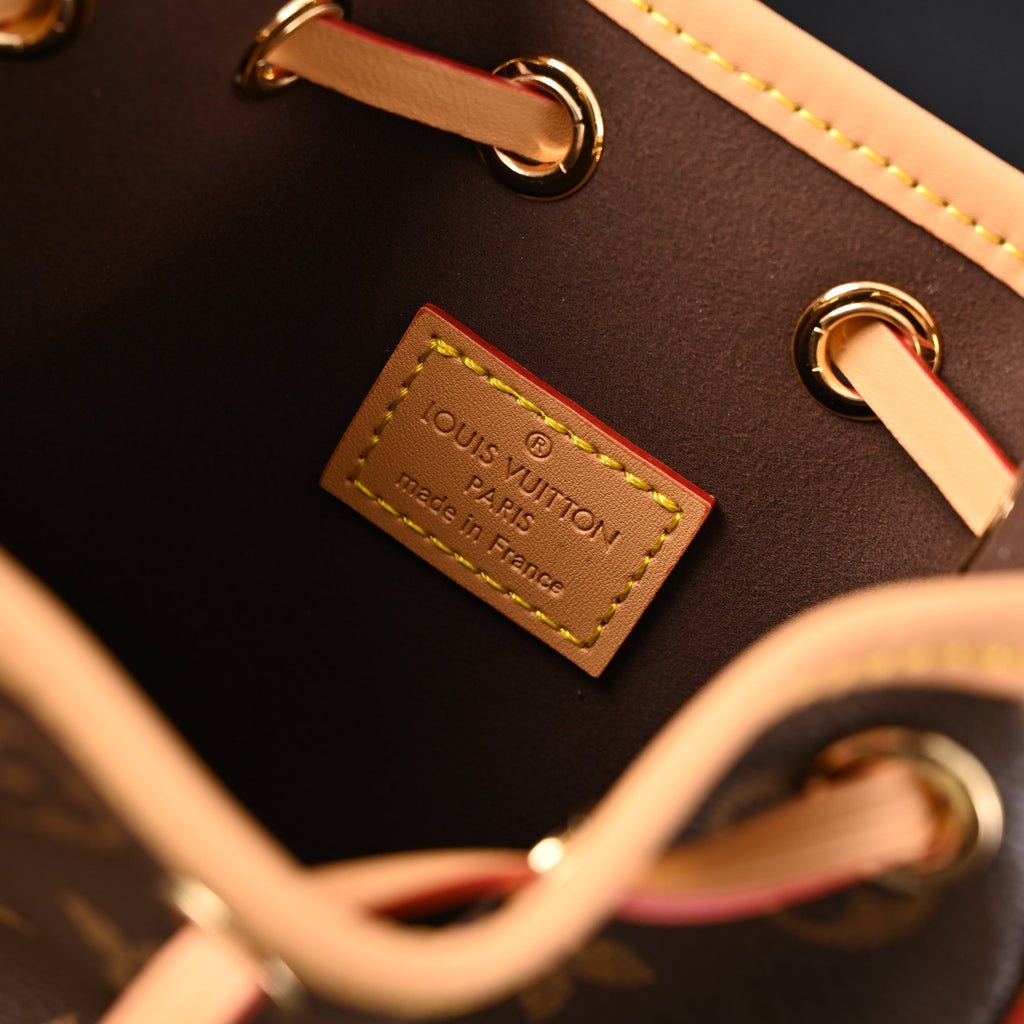 Louis Vuitton Noé Bucket Bag – Monogram Canvas with Natural Leather Trim