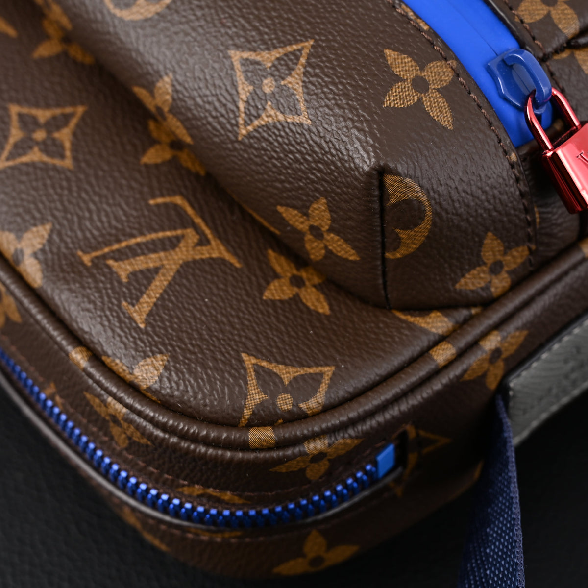 Louis Vuitton Trio Messenger Bag – Monogram Canvas with Blue Strap