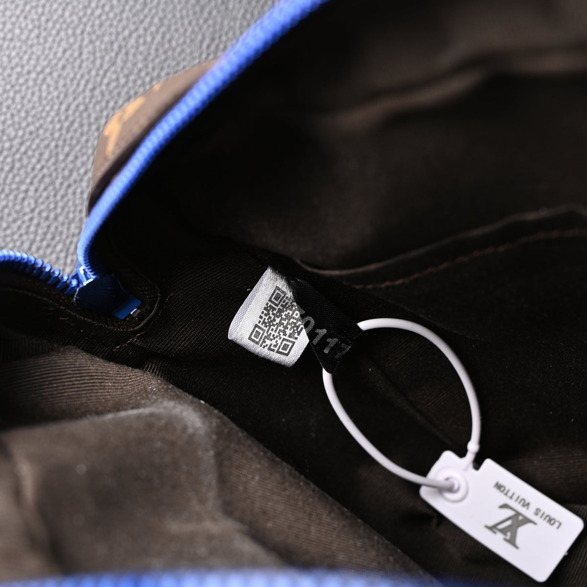 Louis Vuitton Trio Messenger Bag – Monogram Canvas with Blue Strap