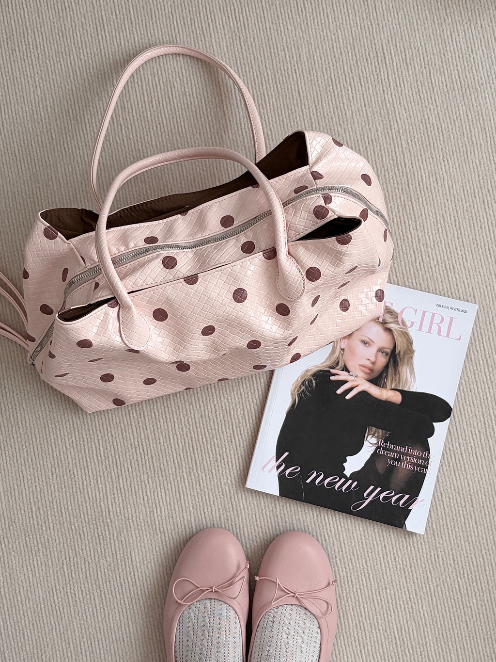 Rose Dot Shoulder Bag